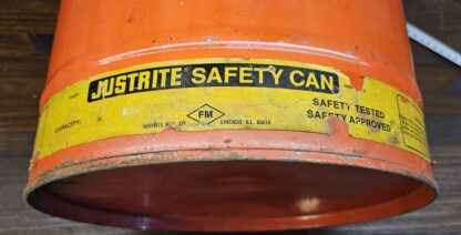 Old justrite safety can - Image 2