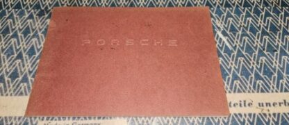 Porsche 356 pre A owner manual