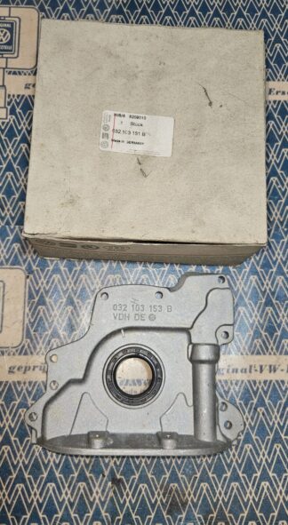 NOS front over crank seal housing (sealing flange) 032103153B
