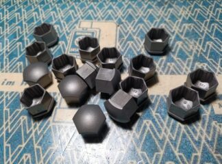 NOS wheel bolt cap  321601173A Z37 17mm Gray