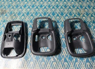 NOS interior door handle trim 111837239B 111 837 239B