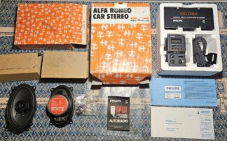 NOS complete Alfa Romeo Philips car audio HI-FI system
