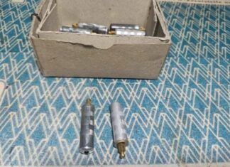 NOS Porsche 356 red dash board light
