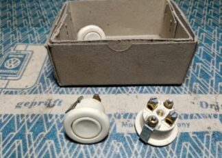 NOS split start button switch ivory 113911509