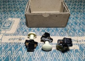 NOS ultra rare luminiscent 2 wires switch