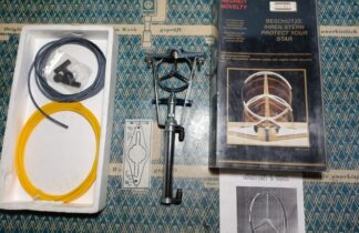 NOS Mercedes Star Retractable Anti-Theft System Grober Pneumatic